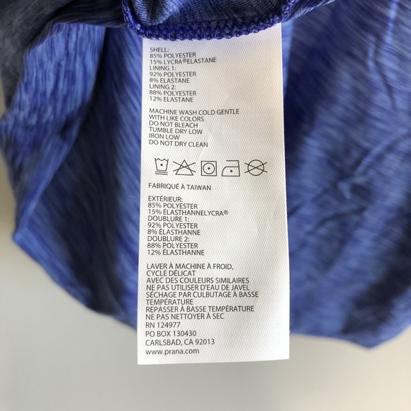 prAna Cobalt Blue Scoop Neck Calico Dress - Picture 5 of 8